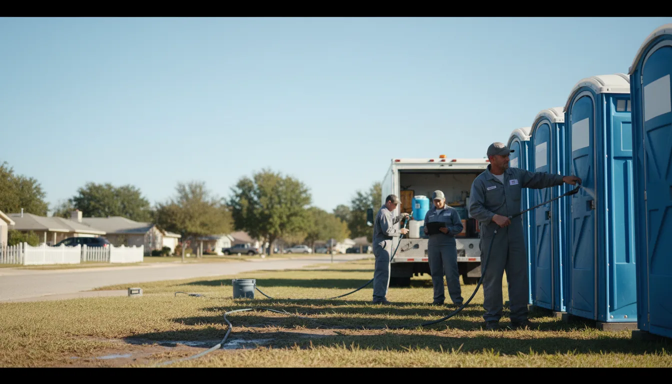 Long-Term Portable Toilet Rental in Oxford, IA near me
